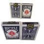 Bicycle 1 Deck One Way KING HEARTS Blue Force Playing Same + 4 Gaff Magic Cards - 