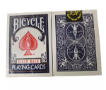 Bicycle 1 Deck One Way KING HEARTS Blue Force Playing Same + 4 Gaff Magic Cards - 