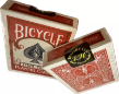 Bicycle 1 Deck One Way KING HEARTS Red Force Playing Same + 4 Gaff Magic Cards - 