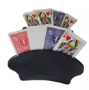 Bicycle 1 Deck One Way QUEEN HEARTS Blue Force Playing Same + 4 Gaff Magic Cards - 