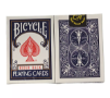 Bicycle 1 Deck One Way QUEEN HEARTS Blue Force Playing Same + 4 Gaff Magic Cards - 