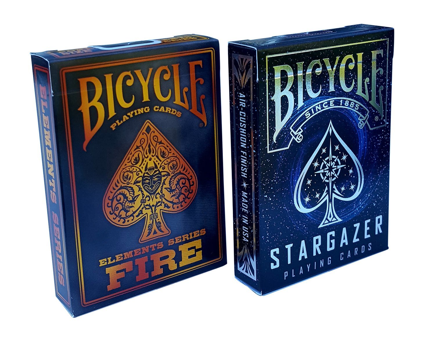 Bicycle playing cards discount element series fire