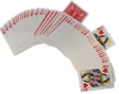 Bicycle 1 Deck One Way QUEEN HEARTS Red Force Playing Same + 4 Gaff Magic Cards - 